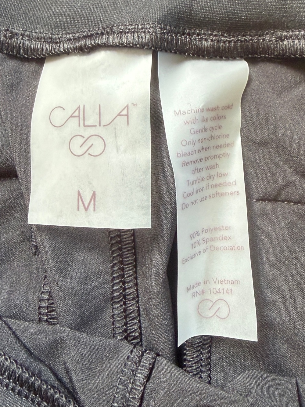 CALIA Journey Collection Black Wide Leg Pants - Picture 6 of 6